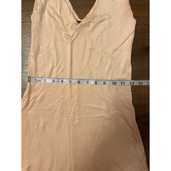 EUC Ralph Lauren Sport V-neck V-back sleeveless dress pinkish-tan sz: S - Picture 6 of 6